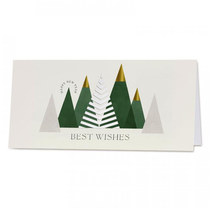 Carte De Vœux Entreprise Gaufrage Chic | Cartes MSF