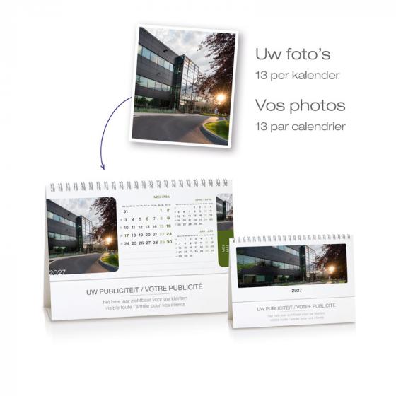 Calendrier de bureau 2027 avec vos propres photos
