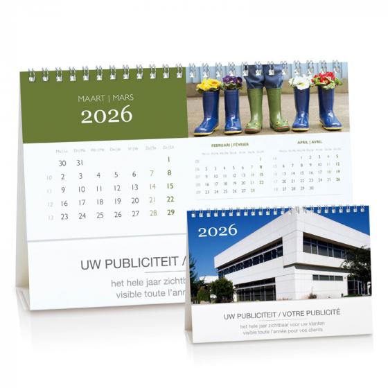Calendrier de bureau 3 mois et mémo
