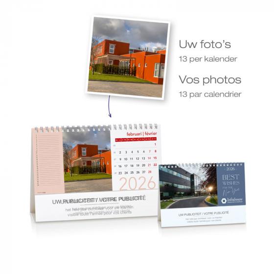 Calendrier de bureau avec vos propres photos