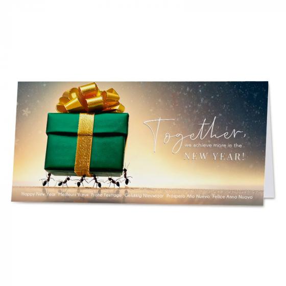 Carte de bonne année esprit d'équipe 2026
