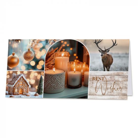 Carte de fin d'année 2026 images hivernales