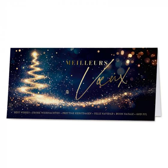 Carte de vœux 2026 élégante et internationale