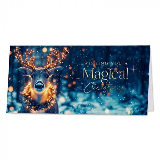 Carte de vœux 2026 magie de Noël