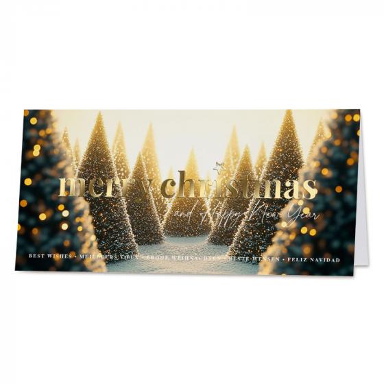 Carte de vœux 2026 prestigeuse et festive