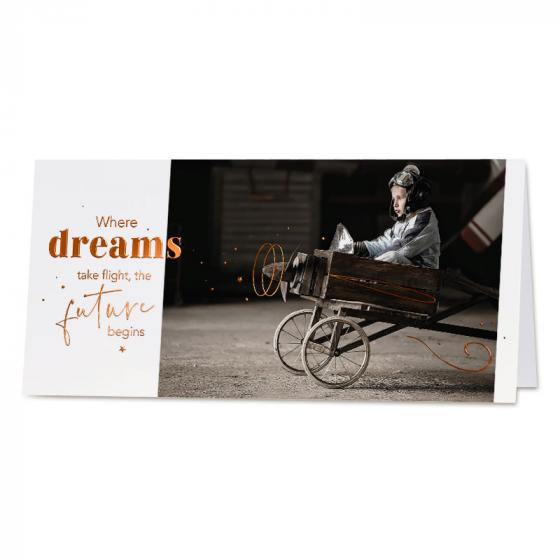 Carte de vœux entreprise "cap vers 2026"