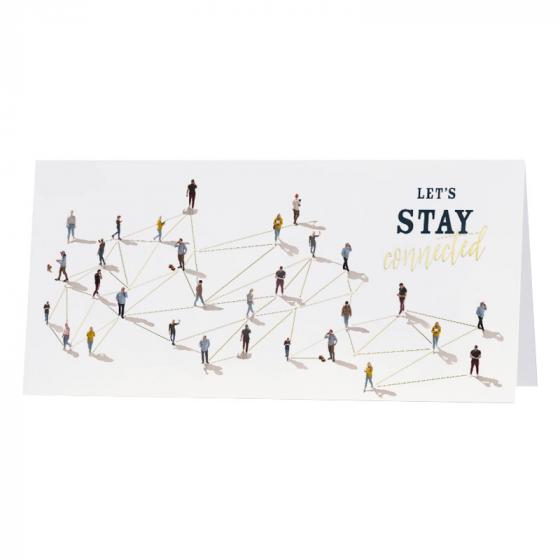 Carte de vœux restons connectés