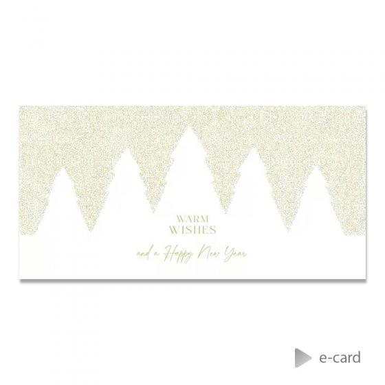 E-card entreprise sapins et dorure 