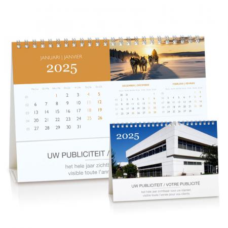 Calendrier de bureau 3 mois et mémo 