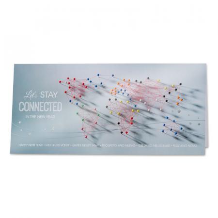 Carte de vœux 5 continents