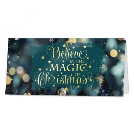 Carte de vœux entreprise la magie de noël