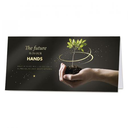 Carte de vœux professionnelle un futur responsable