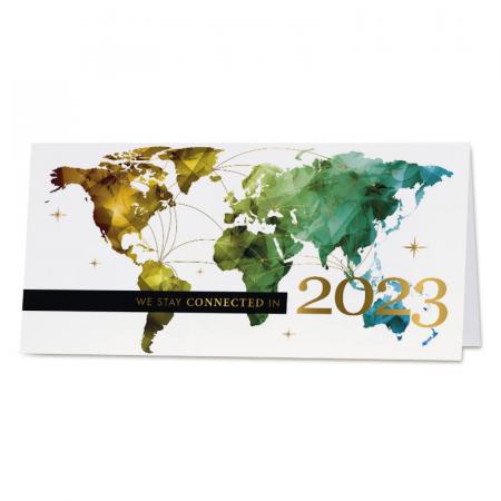 Carte de vœux restons connectés en 2023