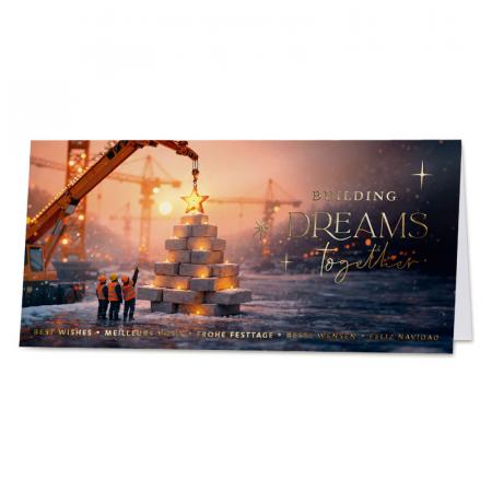 Carte de vœux société le monde du terrain