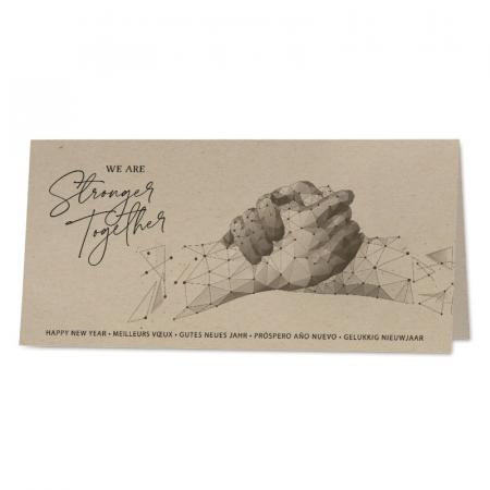 Carte professionnelle "We are stronger together"