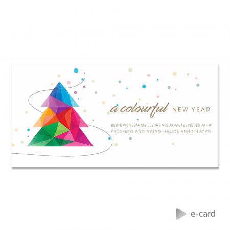 E-card a colourful new year