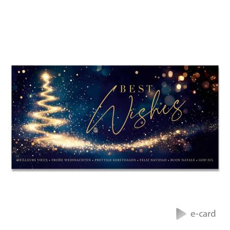 E-card entreprise 2026 éclats de lumière - Best Wishes