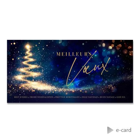 E-card entreprise 2026 éclats de lumière - Meilleurs Vœux