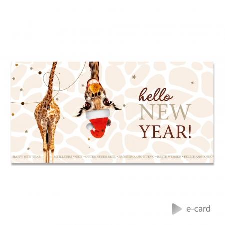 E-card funny giraffe