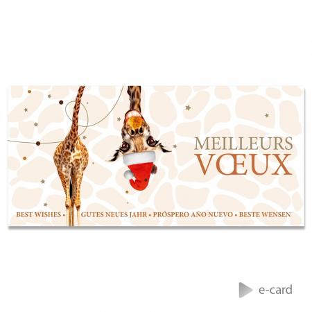 E-card girafe rigolotte