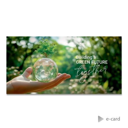 E-card professionnelle 2026 une planète verte